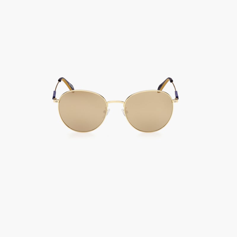 Adidas Brown Mirror Oval Sunglasses for Men - Image 4